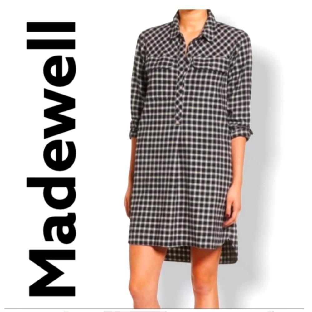 Madewell Flannel Dress for back to school